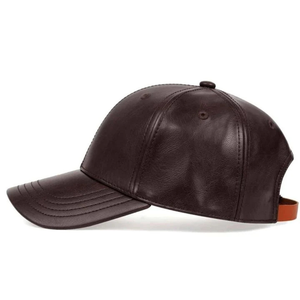 Casquette en cuir sport personnalisée, commande en gros, service OEM, protection solaire, séchage rapide, pour activités de plein air, fitness, cyclisme, jeunesse - Product Image 3