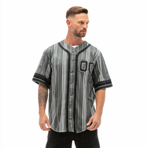 Maillots de baseball légers style maillot de football en gros, personnalisables par sublimation, coutures durables, pour équipes et clubs sportifs - Product Image 2