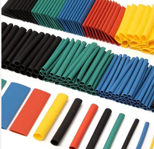 Caja de 800 Tubos Termocontraíbles de Silicona Negros, Funda Protectora de Bajo Voltaje, Aislamiento de Cables, Fundas Termocontraíbles con Código de Color - Product Image 1