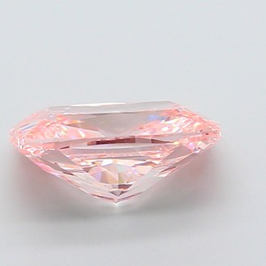 Diamant rose vif fantaisie modifié en forme de coussin de 3,51 carats, cultivé en laboratoire par CVD, clarté VVS2, taille excellente, pierre précieuse non montée pour la création de bijoux - Product Image 3