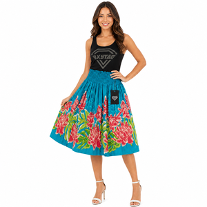 Robe longue florale personnalisée pour femme, style hawaïen, automne, plage tropicale, vacances, décontractée, légère, 100% coton, prix abordable - Product Image 6