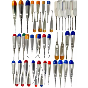 Elevadores Luxadores Quirúrgicos Dentales Duraderos y Reutilizables de Acero Inoxidable para Extracción de Puntas de Raíz, Instrumento de Cirugía Oral con Certificación CE - Product Image 1