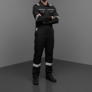 OEM ODM Reflective Safety <b>Overall</b> High Visibility Protective Workwear for Warehouse and Logistics Staff - Product Image 3