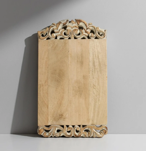 Tabla de cortar redonda de bambú creativa, tamaño y color personalizables, duradera con mango de madera, ecológica, apta para lavavajillas, 1.5 cm de grosor. - Product Image 1