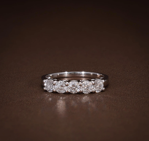 <b>Silver</b> Vintage IGI Certified Lab Grown Diamond Engagement <b>Ring</b> Luxury Wedding Jewelry for Anniversary and Party Gift - Product Image 1