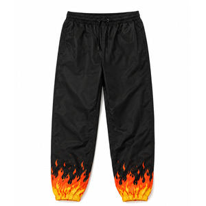 Ensemble de survêtement streetwear deux pièces pour le sport et la course, comprenant une veste coupe-vent réfléchissante en nylon et un pantalon de jogging - Product Image 6
