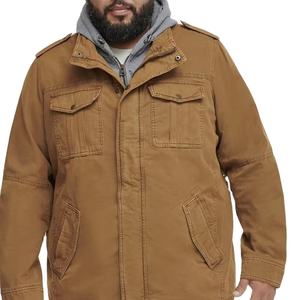Veste surdimensionnée pour homme, en gros directement de l'usine au Bangladesh, avec logo personnalisé, poids lourd, rembourrée, chaude, pour l'hiver - Product Image 1