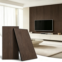 Panneau mural acoustique flexible en bois 3D et placage PVC MDF, panneau ondulé décoratif, flexible, courbé, lamelles courbées, Akupanel