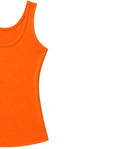 Manufacturer Bright Orange Sleeveless Tank <b>Top</b> With Light Grey Casual Shorts Women Summer Two Piece Lounge Wear Outfit Set - Product Image 4