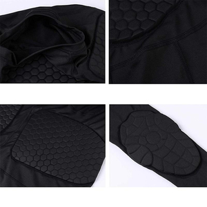 High Quality Quick Dry Flexible Protection Breathable <b>Padded</b> Base Layer Baseball Compression <b>Shirt</b> Casual Full Sleeve 100% - Product Image 4