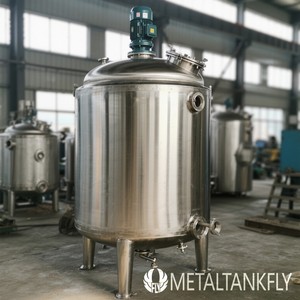 Sus304-2b cấp thực phẩm công nghiệp máy trộn thực phẩm thép không gỉ trộn Tank với khuấy - Product Image 5