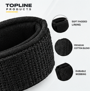 Bandes de soutien pour poignets Topline Products, fermeture à boucle réglable, entraînement de force, musculation, plusieurs couleurs disponibles - Product Image 5