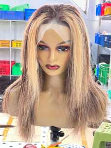 วิกผมมนุษย์เวียดนามแบบหนาสองชั้นวิกผมมนุษย์หนาแน่น180 HD ลูกไม้ปิดวิกผมมนุษย์วิกผม SDD สำหรับผู้หญิง - Product Image 5