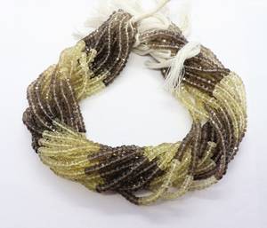 ลูกปัดควอตซ์รมควันและเลมอนธรรมชาติทรงเหลี่ยมขนาด 5 มม. ลูกปัดควอตซ์รมควัน 5 มม. ลูกปัดควอตซ์เลมอน 13 นิ้ว สำหรับทำเครื่องประดับ - Product Image 5