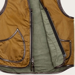 Gilet de chasse camouflage orange personnalisable pour homme, 100 % coton, entièrement imperméable avec logo, idéal pour le printemps - Product Image 4