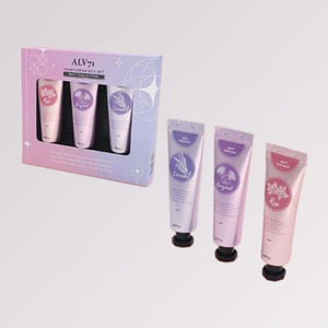scented <b>hand</b> <b>creams</b> ALV Korean K-Beauty <b>Hand</b> <b>Cream</b> 3-Type <b>Gift</b> <b>Set</b> Lavender Rose Bergamot Scent Made in Korea - Product Image 1