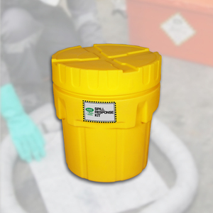 SABER SU75-SK/SD Universal 75L Spill Kit-Hazardous Chemical Absorbent Heavy Duty Emergency Salvage Drum - Product Image 2