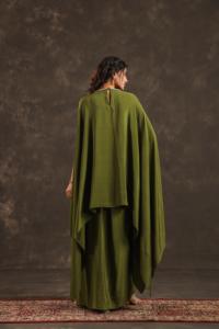 เสื้อท่อนบนแบบมีระบายพร้อมกางเกงโดตีสำหรับงานเมห์นดี - Product Image 6