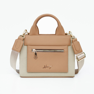 โฮดี้ ซิลลีกระเป๋าหนังไมโครไฟเบอร์แฟชั่นทนทานแบบพกพาพร้อมซิปความจุขนาดกลางหูหิ้วนุ่มสำหรับการเดินทางแต่งหน้าดีไซน์ทันสมัย - Product Image 1