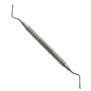 Cuillères d'extraction dentaire manuelles en acier inoxydable certifiées CE Classe I 1mm-2mm KI-1520 Garantie 3 ans Élimination des débris de carie - Product Image 1