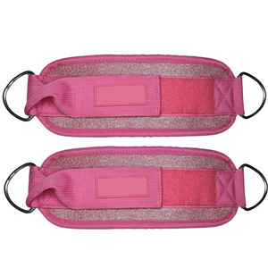 Paires de sangles de cheville réglables en néoprène pour machine à câble, idéales pour les exercices de fessiers et les entraînements du bas du corps à domicile - Product Image 4