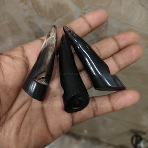 Silbato de Lujo de Cuerno de Búfalo Tallado, al Mejor Precio al por Mayor, Silbato de Cuerno de Búfalo Genuino Hecho a Mano con Estilo Animal Pulido - Product Image 5