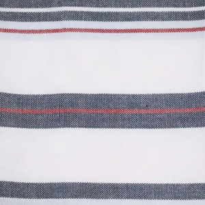 Serviette de cuisine à rayures blanches et grises, fabricant professionnel, serviette de cuisine en coton teint en fil au meilleur prix - Product Image 4