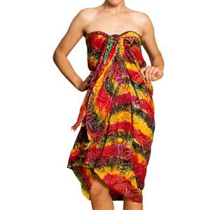 Wholesale Boho Digital Print Beachwear Mandala Print Summer Beach <b>Bikini</b> Cover up Wrap <b>Sarong</b> Towel - Product Image 1