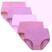 Ropa Interior Reutilizable para la Menstruación, Bragas de Algodón para Mujer, Sexy, Sin Costuras, de Cintura Baja, Suaves