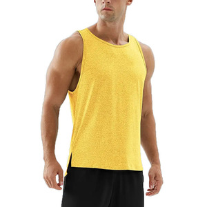High Quality Breathable Knitted Cotton Tank Top for Men High Street Style V-neck 2026 New <b>Model</b> - Product Image 3
