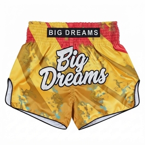 Wholesale Custom Logo Muay <b>Thai</b> <b>Shorts</b> Breathable Satin Martial Arts Fight Gear <b>Shorts</b> Supplier - Product Image 3