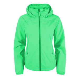Chaqueta Cortavientos para Mujer, Talla Grande, Impermeable, para Actividades al Aire Libre, 100% Poliéster, Chaqueta Deportiva - Product Image 1
