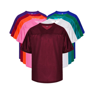 Maillot de football américain personnalisable 100% polyester à séchage rapide avec logo frontal, service OEM disponible - Product Image 2