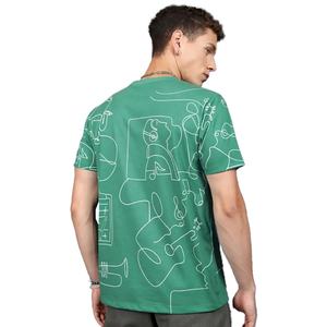 Gran oferta de ropa de calle de lujo para hombre, camiseta de alta calidad de secado rápido, talla grande personalizada, diseño de Hip Hop impreso - Product Image 4