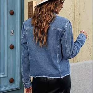 Veste en jean d'hiver pour homme, 100% coton, personnalisable avec logo, respirante, écologique, séchage rapide, haute qualité, 280g, pour l'extérieur, vente en gros - Product Image 1