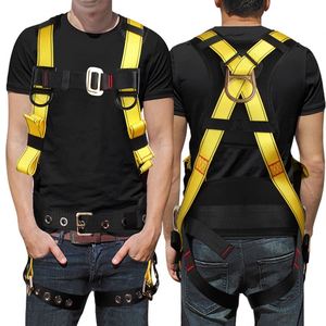 Arnés de Seguridad Rojo CITICITY de Cuerpo Completo para Protección Contra Caídas con Certificado CE - Product Image 4
