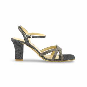 Gris FN6096 Sandalias de tacón Diseño elegante para mujer - Product Image 4