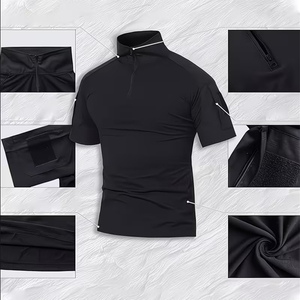 Chaqueta de Béisbol con Servicio OEM, Impermeable, para Bateo, con Cierre de Cremallera de Cuarto, Color Negro, Antibacteriana, para Entrenamiento - Product Image 6