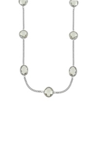 Collar de Amatista Verde en Plata de Ley 92.5 KLSS-40191 - Product Image 5