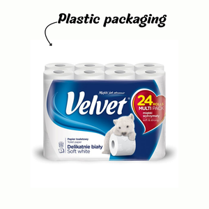 Emballage plastique durable OEM ODM pour papier toilette avec impression en héliogravure, matériau PE, produits ménagers, exportateur en gros - Product Image 1