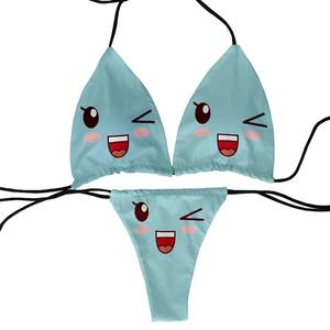 Conjuntos de Bikini con Diseños de Dibujos Animados Modernos, Conjunto de Bikini para Mujer, Mejor Calidad, MOQ Bajo, Servicios OEM Disponibles - Product Image 3