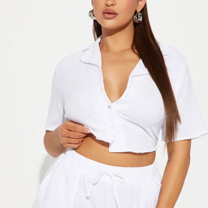 Nuevo Diseño de Chándal en Oferta, Ropa Deportiva de Verano, Conjunto de Pantalones Cortos y Camiseta de Manga Larga para Mujer, Estilo Urbano - Product Image 4