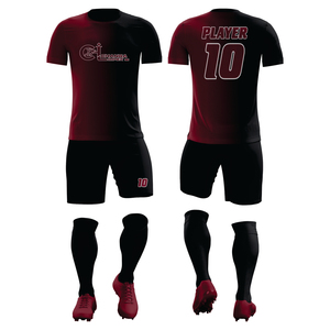 เสื้อวิคตอรี่ พัลส์ แขนสั้น โพลีเอสเตอร์ 100% ระบายอากาศได้ดี พิมพ์ชื่อผู้เล่น โลโก้ด้านหน้า ชุดฟุตบอล สำหรับวันแข่งขัน - Product Image 3
