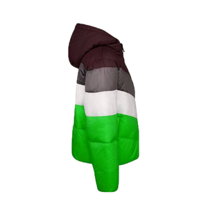 Hot Sale Men's Down Winter <b>Jacket</b> Streetwear Fashion <b>Warm</b> Padded Color Blocked Puffer with Hooded Collar - Product Image 1