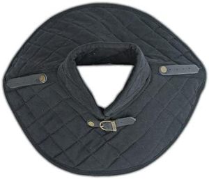 ฮู้ดคอปิดแบบมีแผ่นรองทำมือสไตล์ยุคกลาง ผ้าฝ้ายกันกระแทก พร้อมสายหนัง ชุดเกราะอัศวินยุคเรอเนซองส์ สำหรับงานปาร์ตี้ฮาโลวีน - Product Image 2