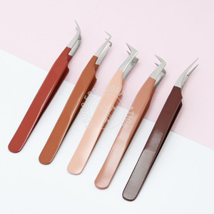 Custom Eyelash Extension Tweezers Lash Tweezer Fine X Tip Volume Classic Fiber Tip Sustainable Hand Tested Tweezer - Product Image 3