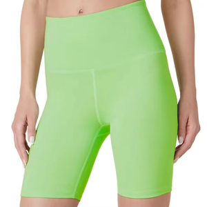 Leggings de sport et shorts de course pour femmes, personnalisables OEM, couleur sur mesure, taille haute élastique, extensibles, pour la gym, le yoga et le fitness - Product Image 3