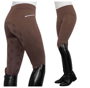 Pantalones de montar a caballo para mujer de cintura alta cómodos de diseño personalizado, ropa ecuestre al por mayor para mujer - Product Image 5