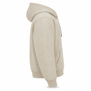 Sweat à capuche personnalisé vert forêt pour homme, épais, respirant, à séchage rapide, avec poches, épaules tombantes, 100 % coton molletonné - Product Image 6