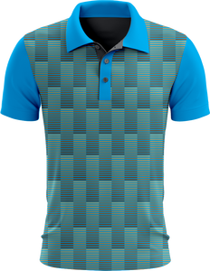 Polo de golf de secado rápido para hombre, personalizado con logo impreso, de tejido de punto liso, en blanco para sublimación, para elecciones - Product Image 1